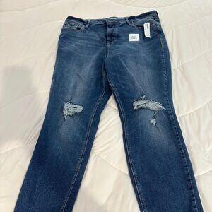 NWT Old Navy Rockstar Super Skinny High Rise Jeans Size 14